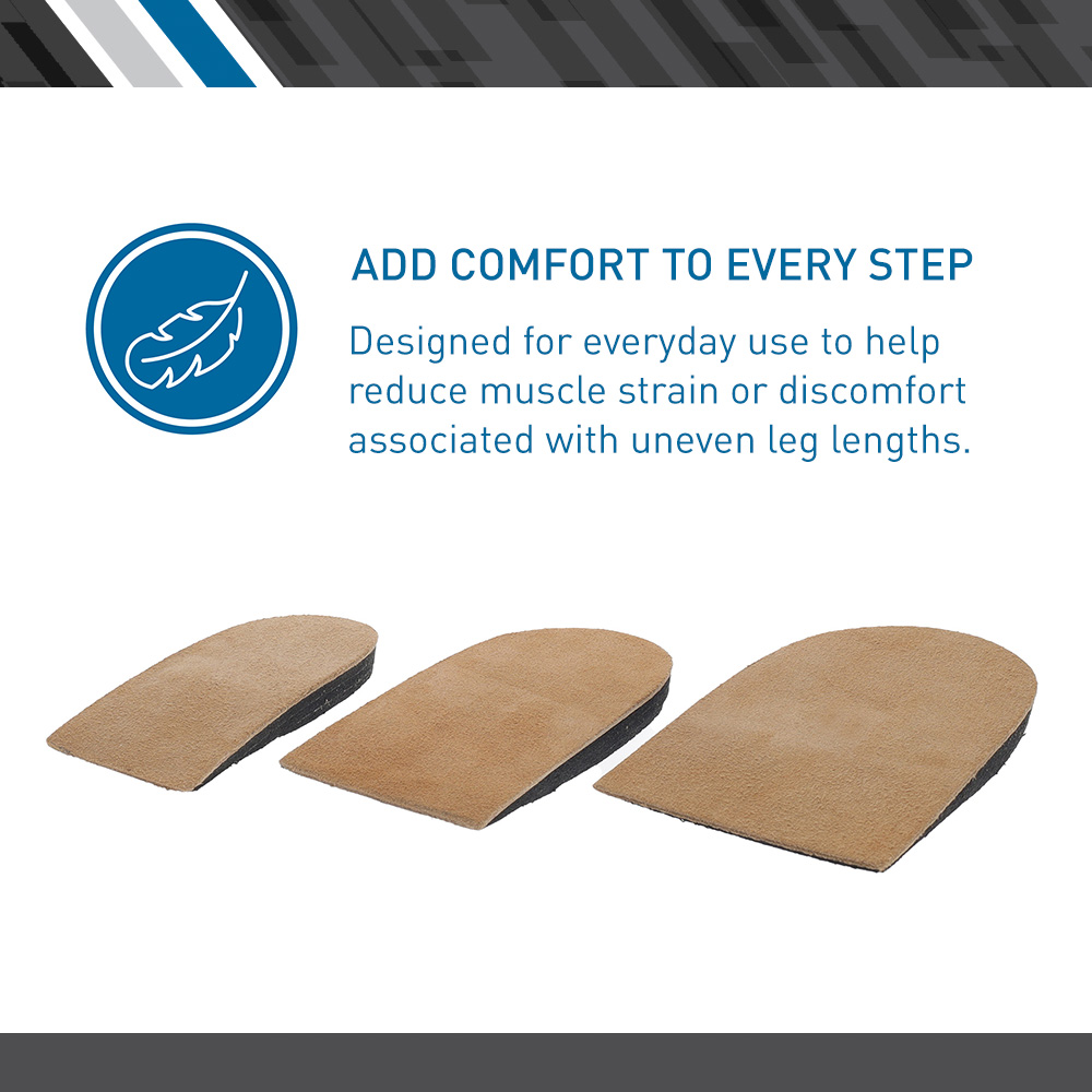 BodyMed Heel Lift Large 1 Lift/Pack NonSlip Adjustable Orthopedic